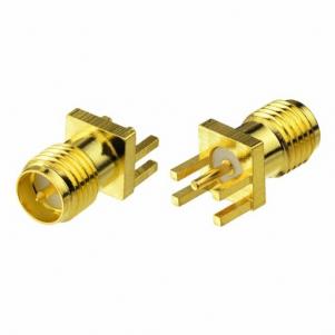 RF Connector SMA PCB End Launch Jack 50 Ohm (Jack, Babae at Lalaki) L13.3mm KLS1-SMA150
